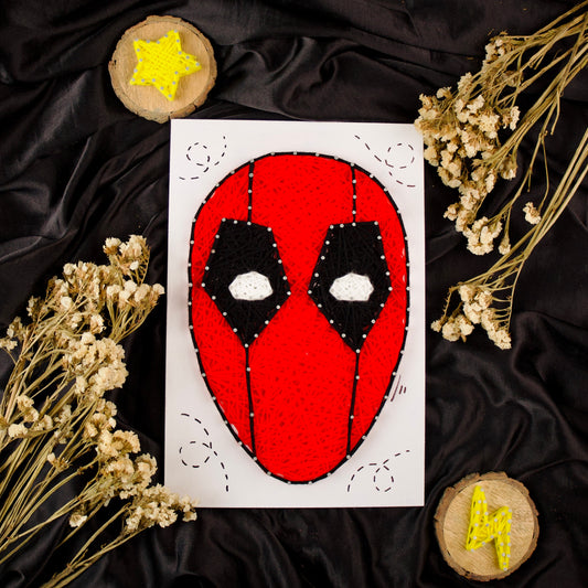 Deadpool logo - String art