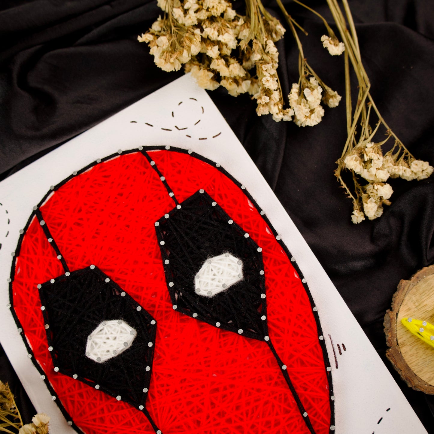 Deadpool logo - String art