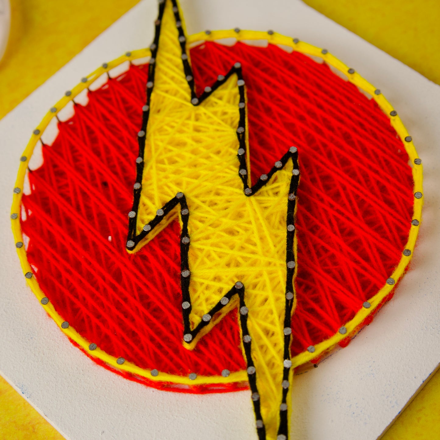 Flash logo - String art