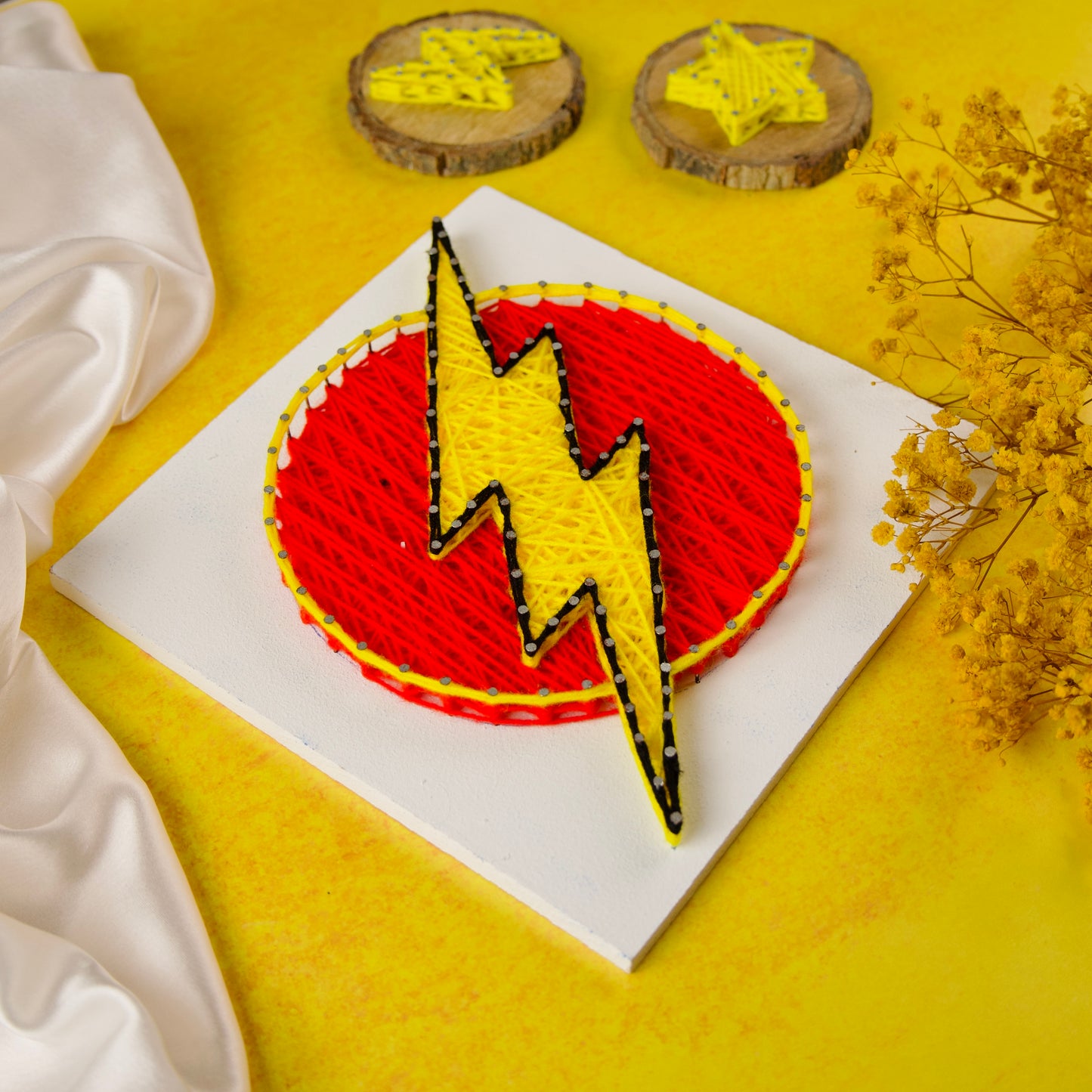 Flash logo - String art