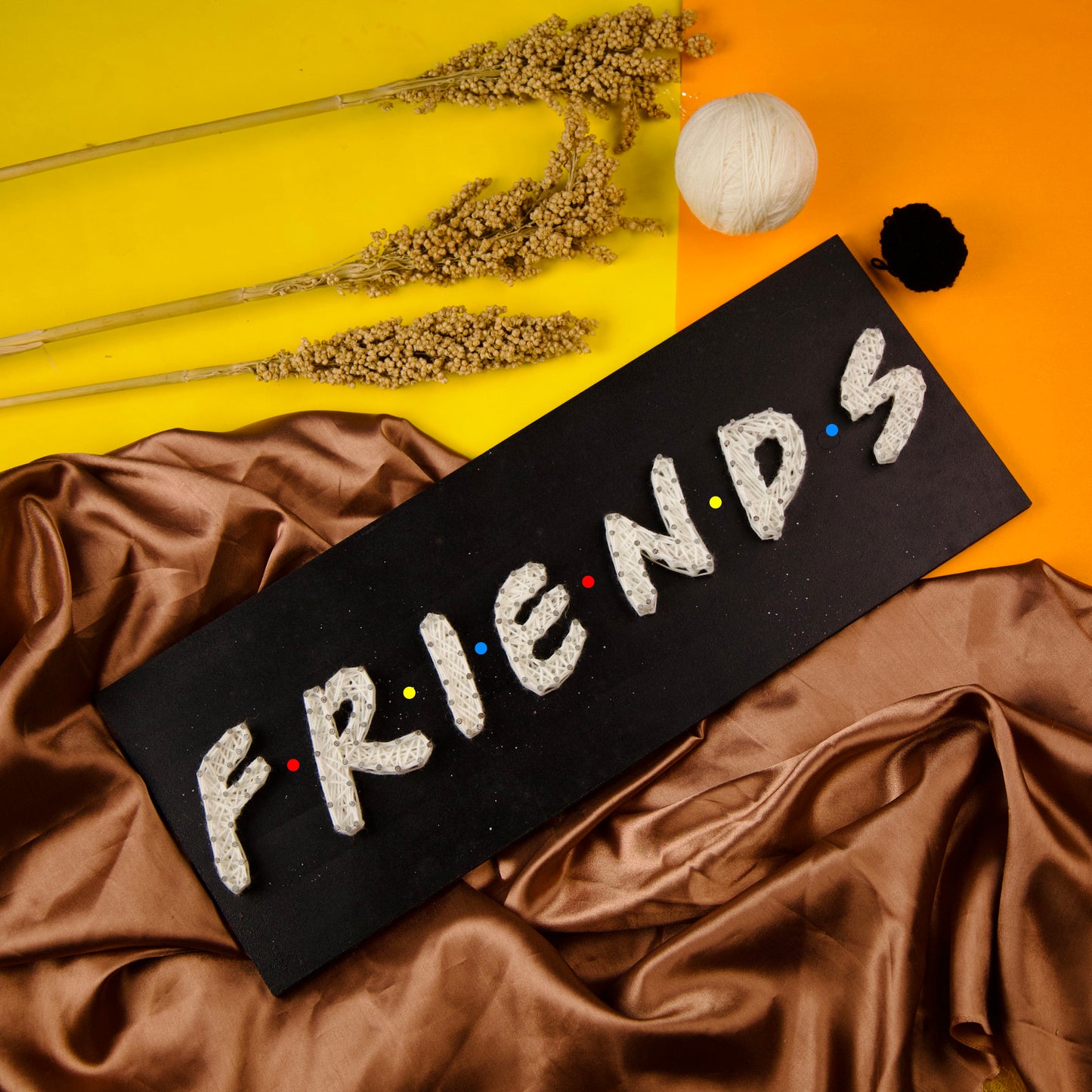 Friends logo - String art