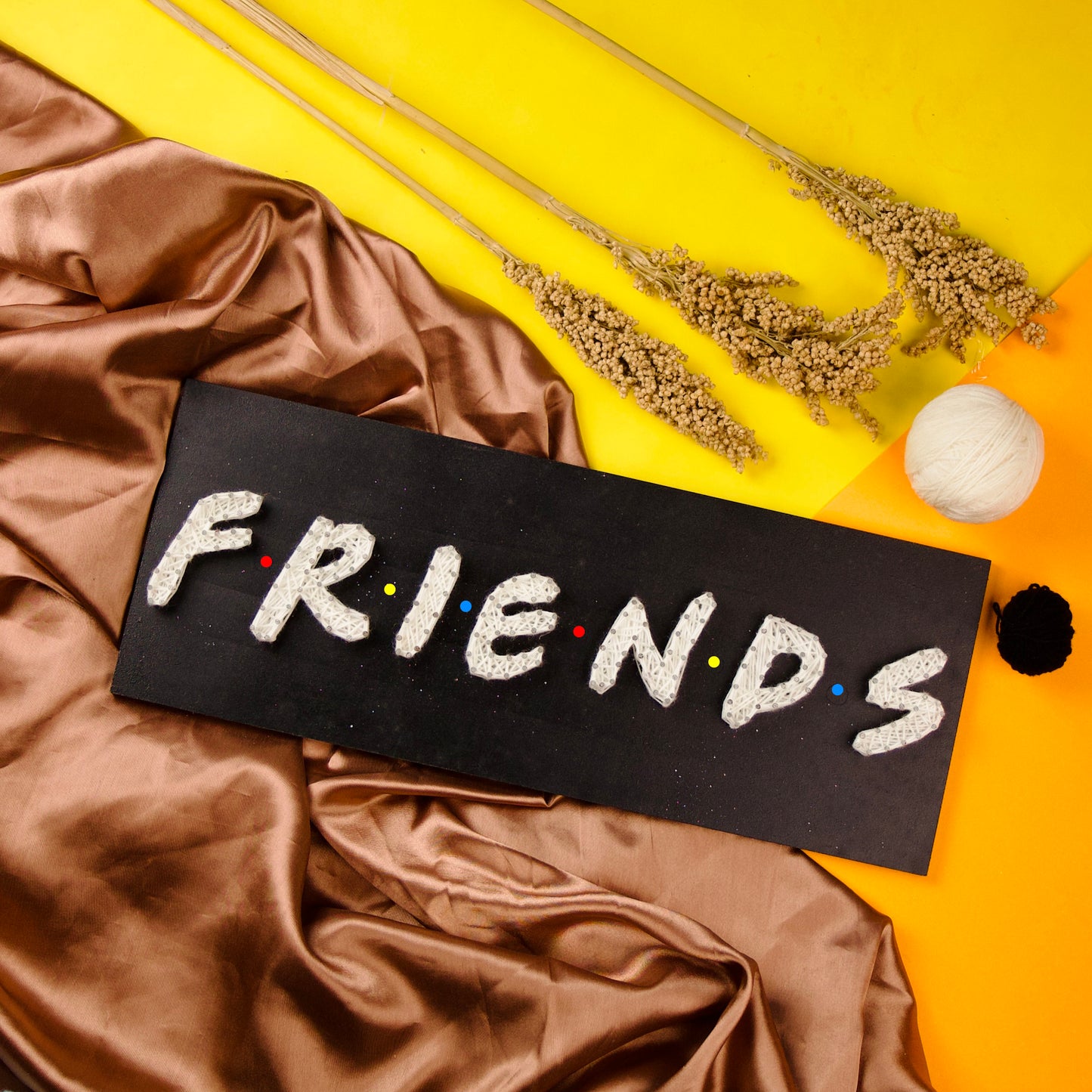 Friends logo - String art