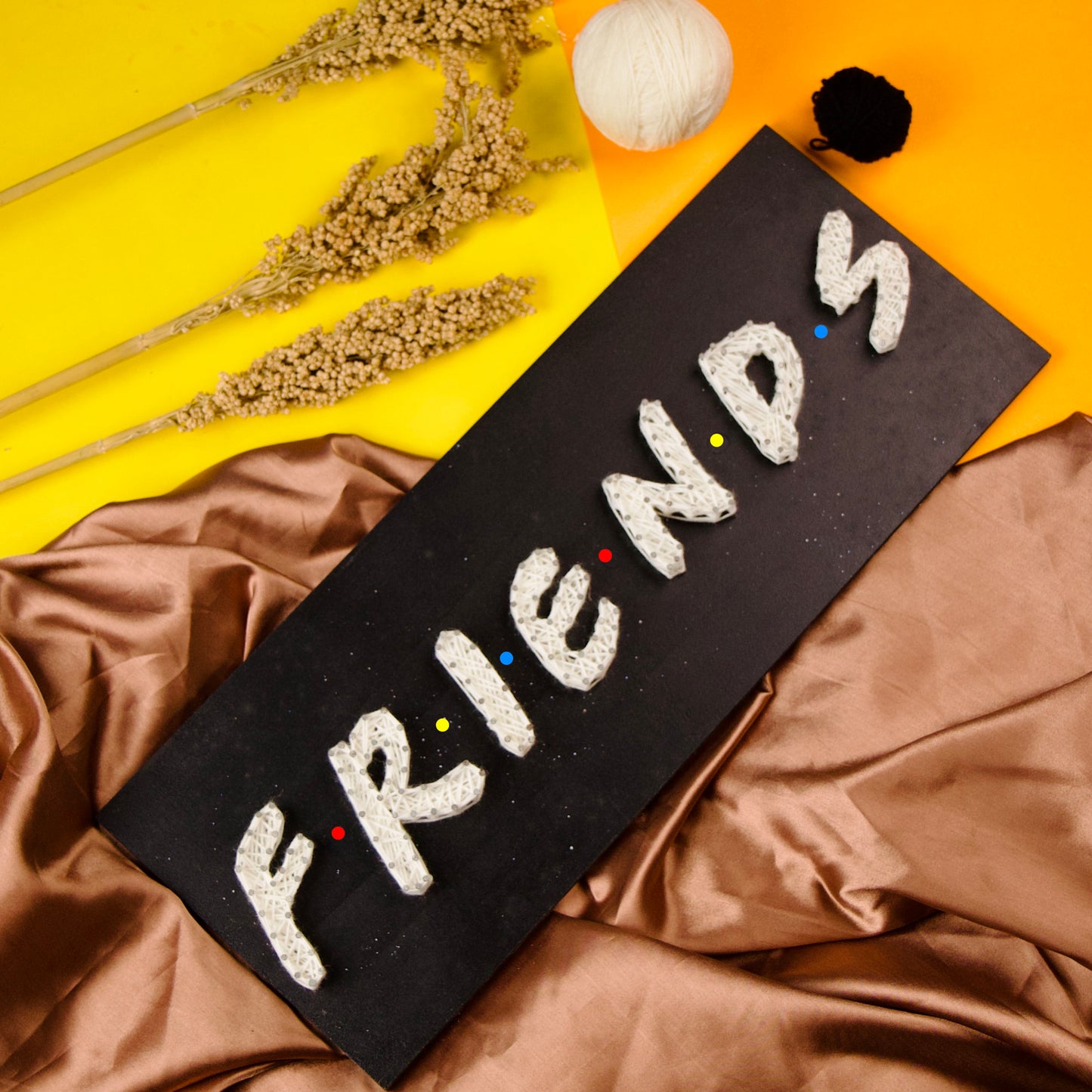 Friends logo - String art
