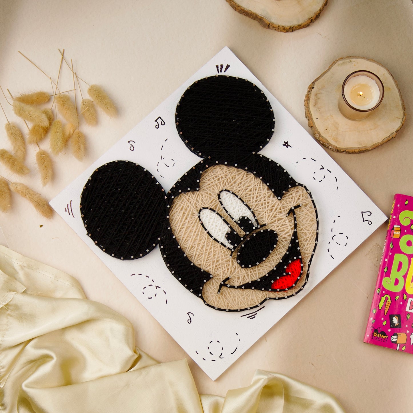 Mickey Mouse - String art