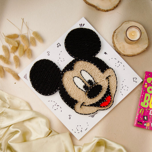 Mickey Mouse - String art