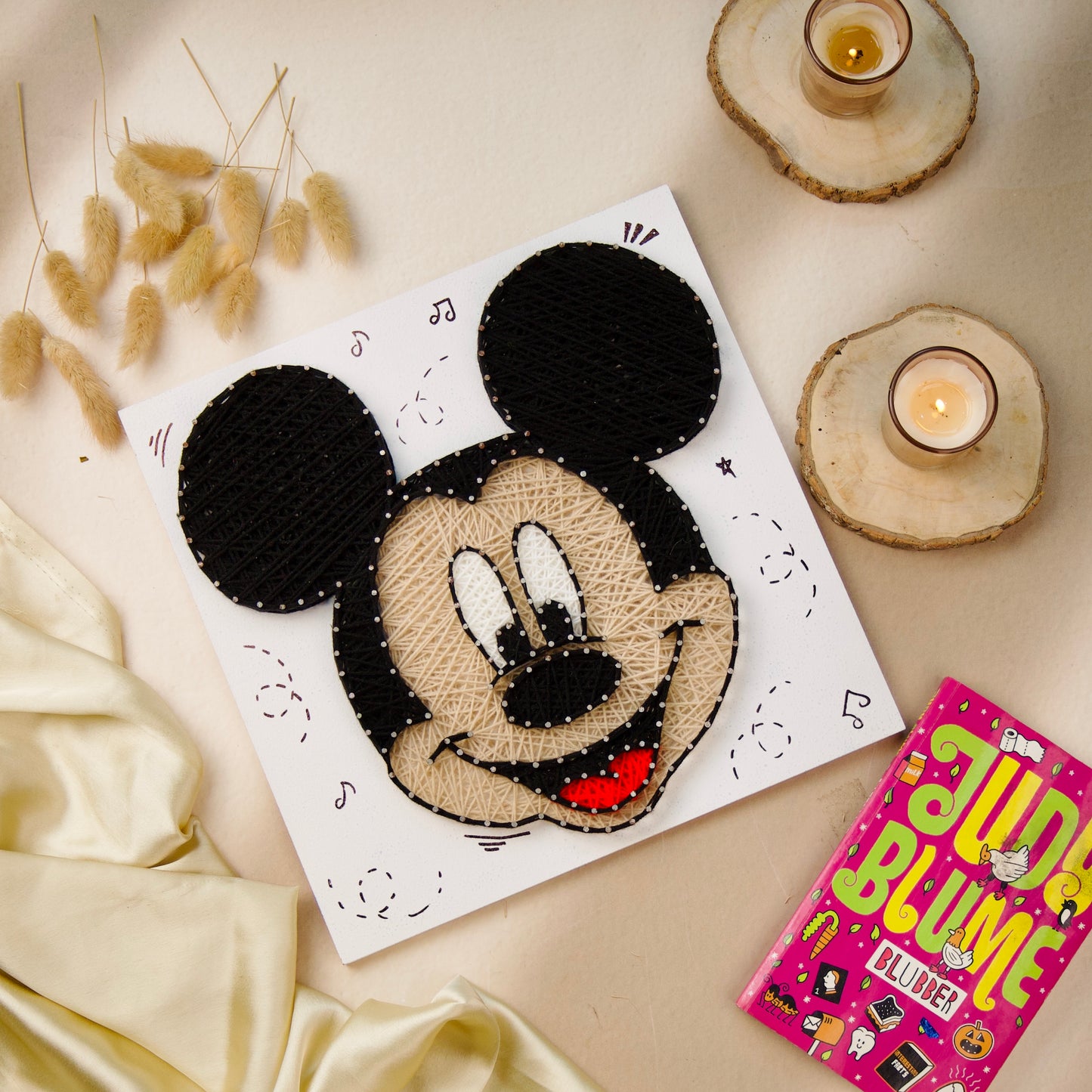 Mickey Mouse - String art