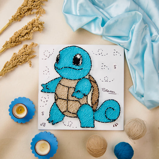 Personalised Handmade Squirtle String Art