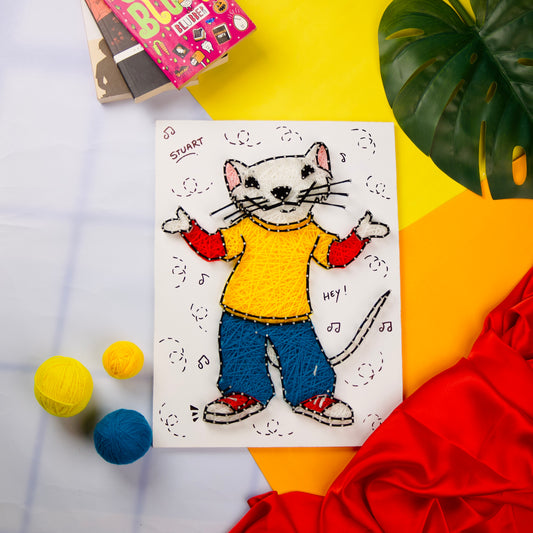 Stuart Little - String art