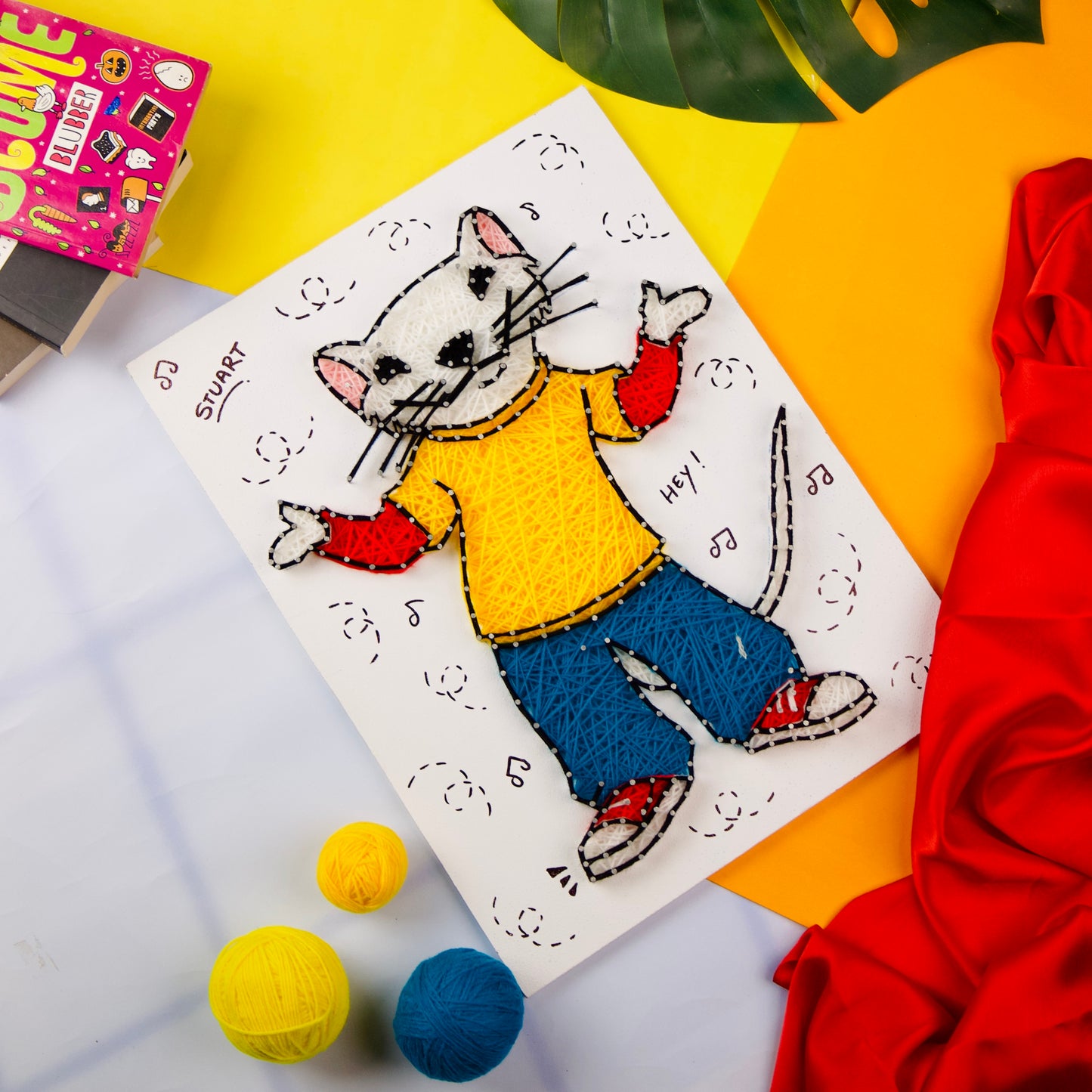 Stuart Little - String art