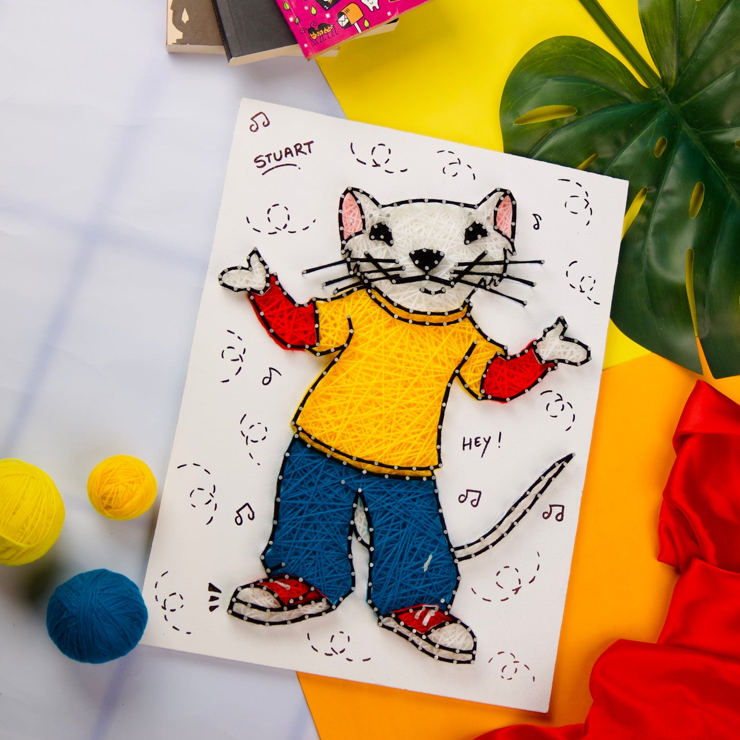 Stuart Little - String art