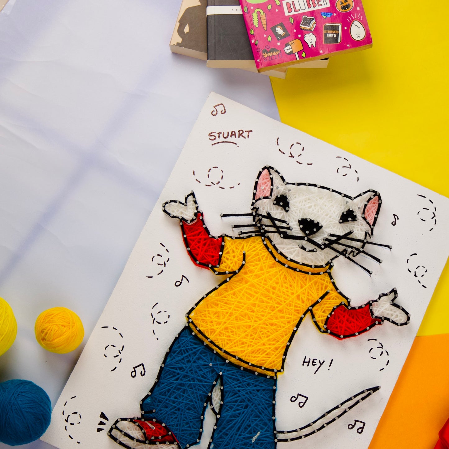 Stuart Little - String art