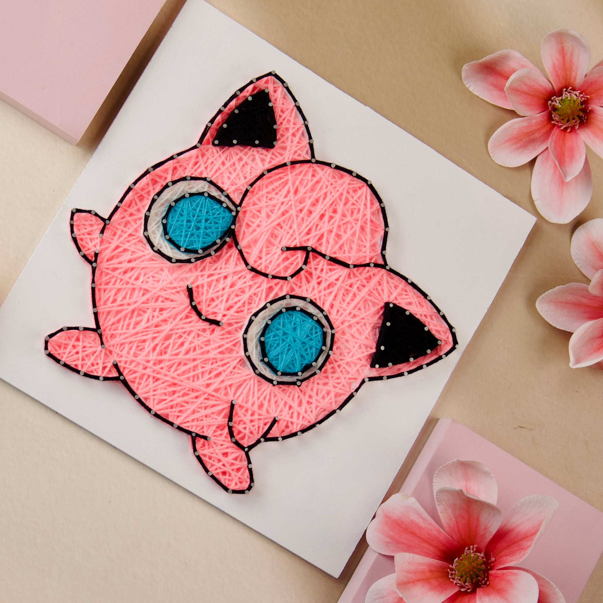 Best Jigglypuff String Art – Amazing Personalised Thread Art for Pokémon-Themed Decor.