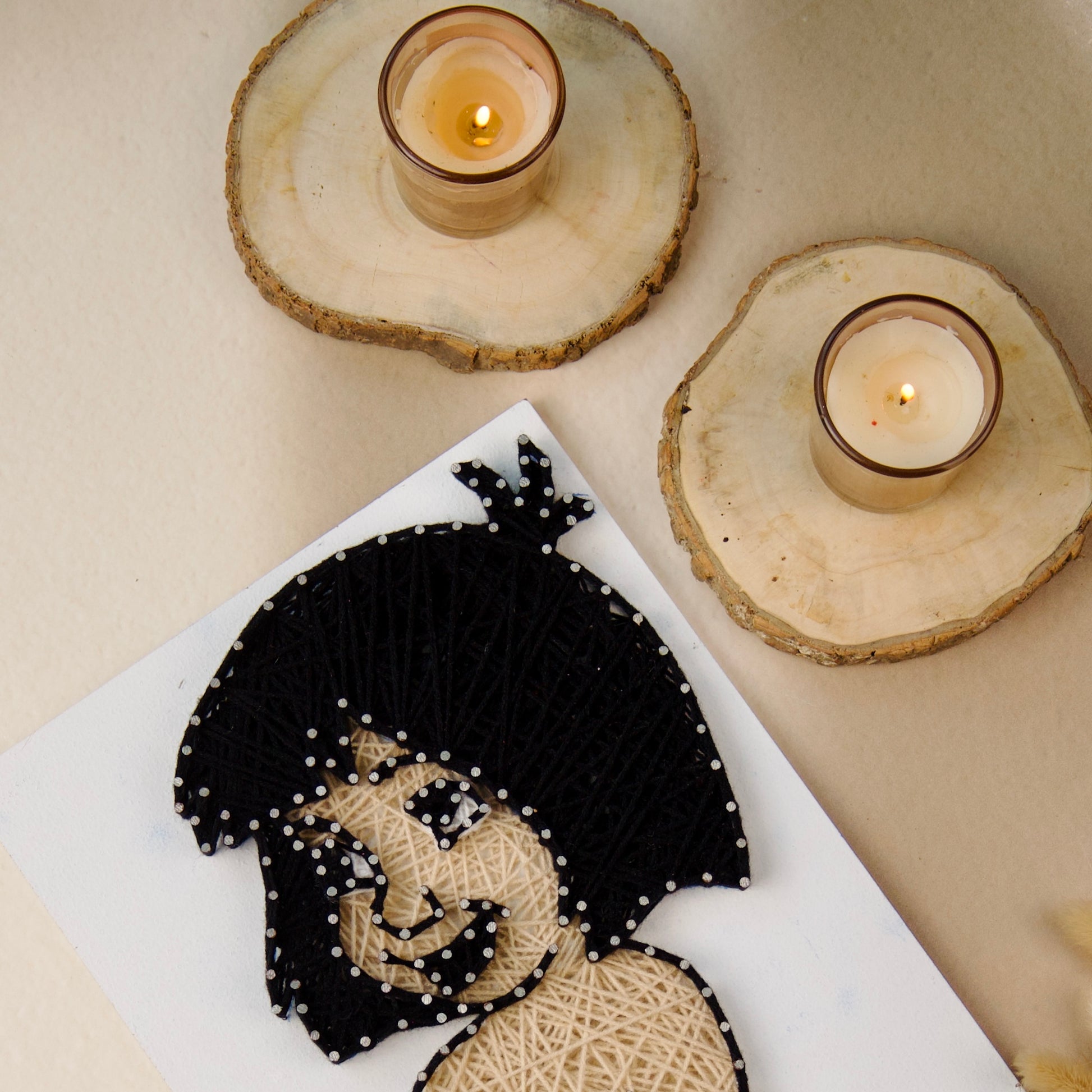 Happy birthday personalised string art gift for him by The Finecrafts Studio, Creative Corner.