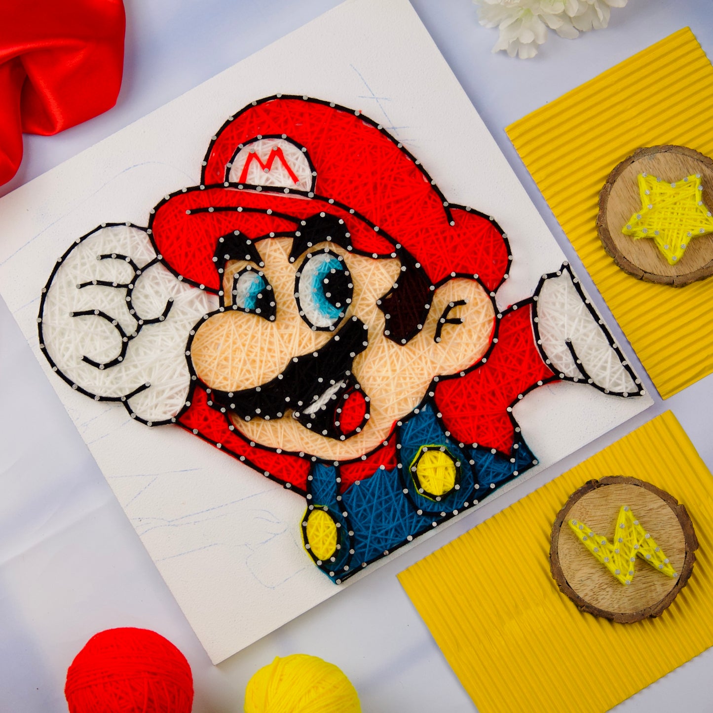 Mario - String art