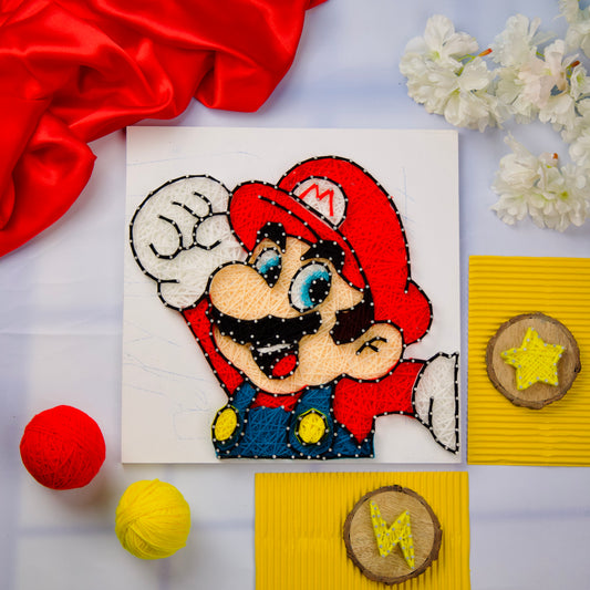 Mario - String art