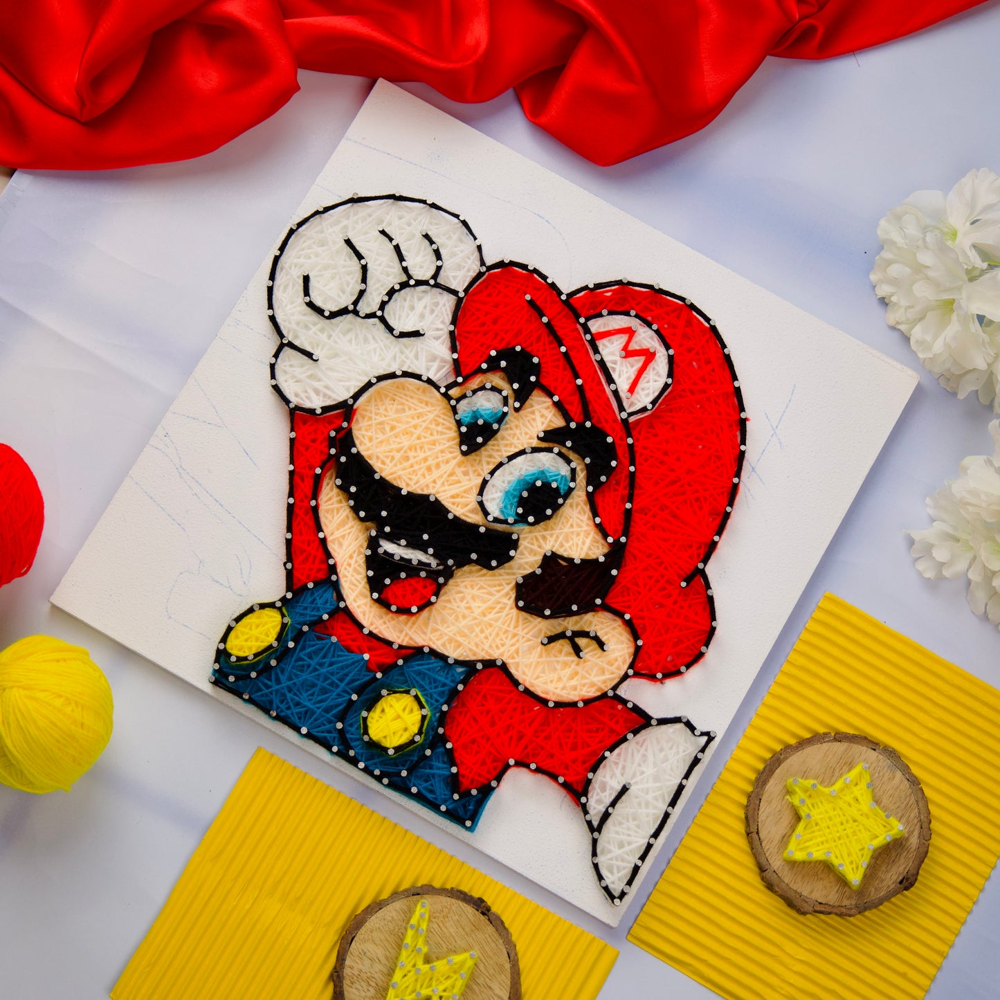 Mario - String art