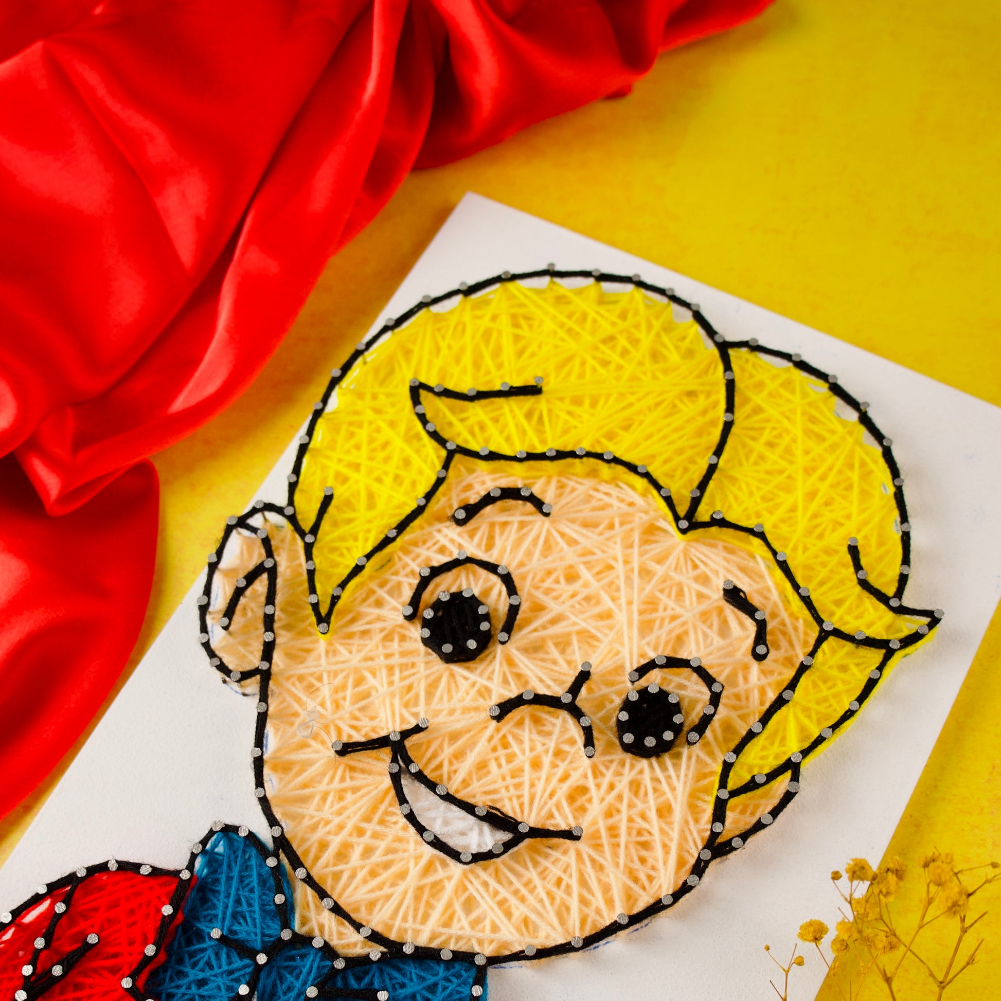 Customised String Art Gifts for Him | Amazing Richie Rich Thread Art by The Finecrafts Studio.