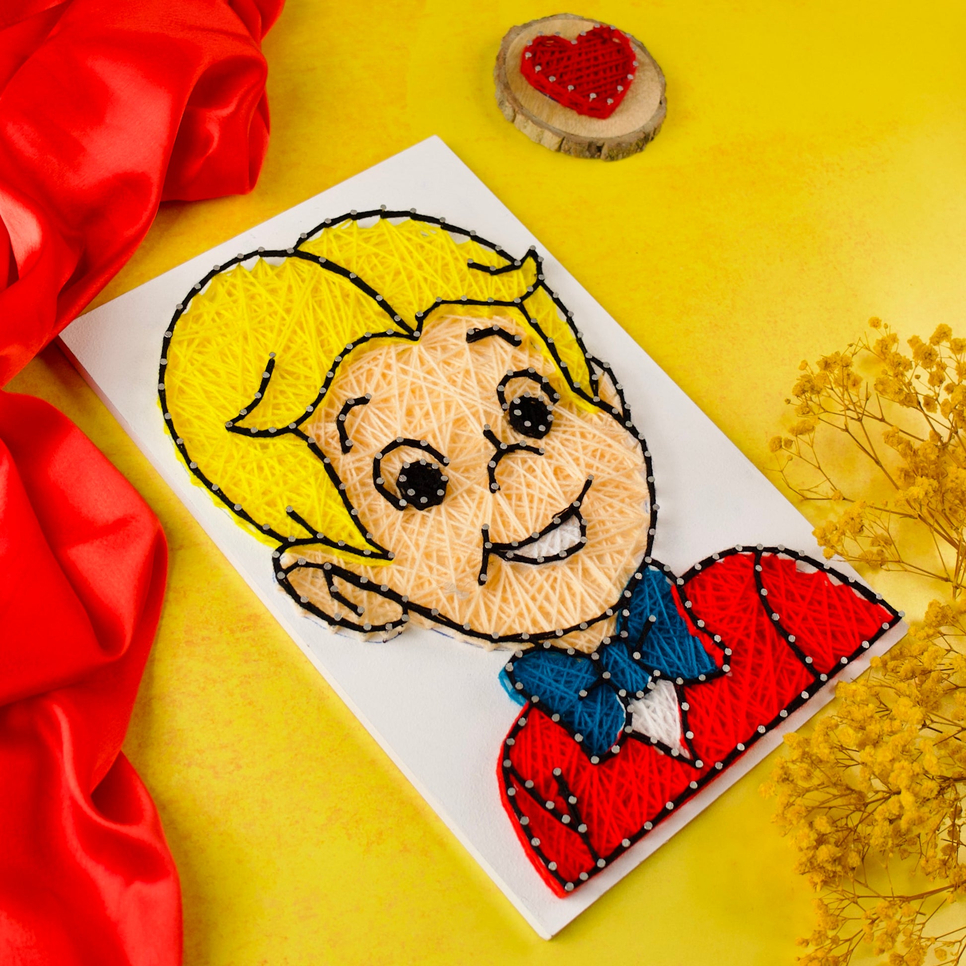 Unique Personalised Gifts for Boyfriend | Handmade Richie Rich String Art by Creative Corner Near You.