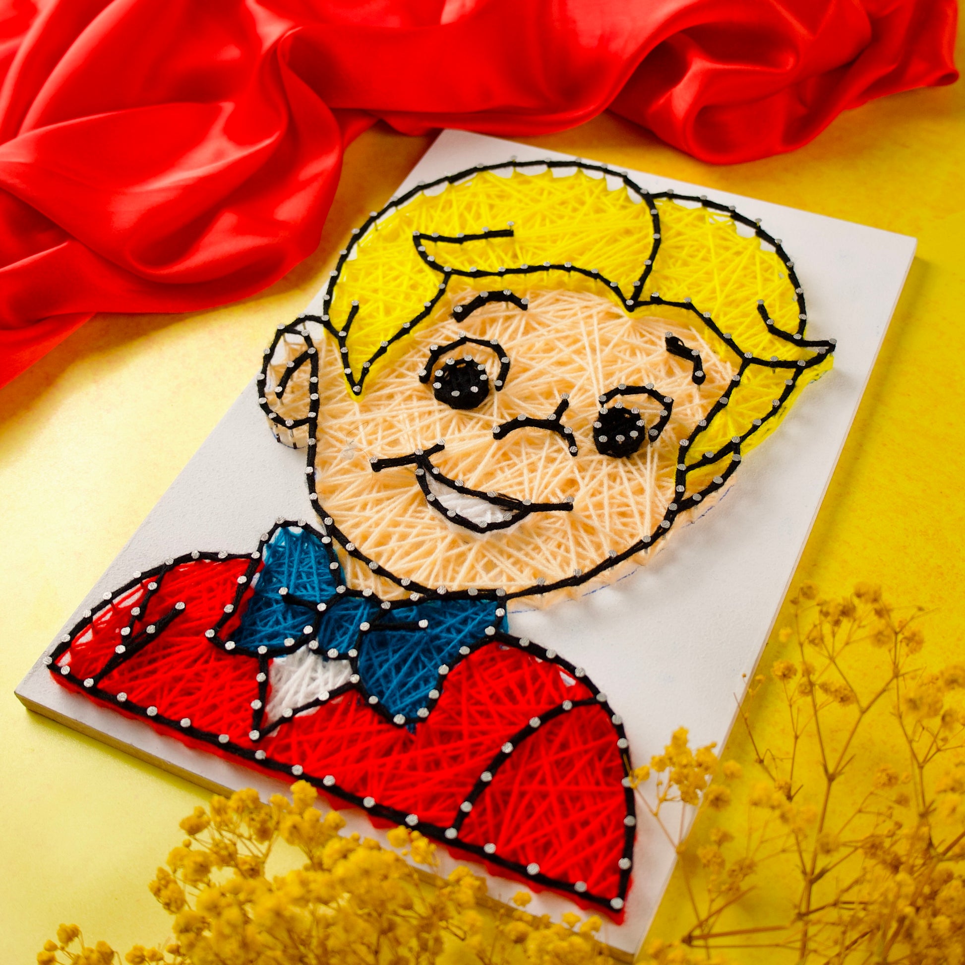 Best String Art Gift for Him | Richie Rich Personalised Thread Art from The Finecrafts Studio x Bazaar of Craft
