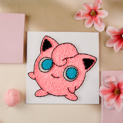 Customised String Art Gift Featuring Jigglypuff – Unique Thread Art for Kids & Anime Lovers.